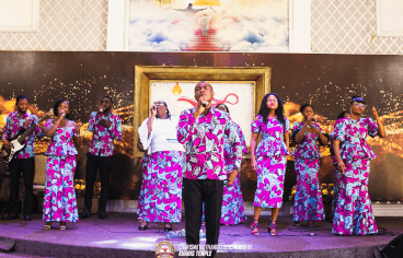 Church congregation worship